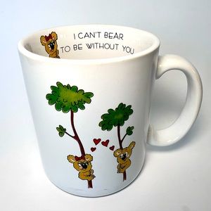 3/$20 Cute Vintage Papel Japan Mug Koala “I Can’t Bear to Be Without You *flaws